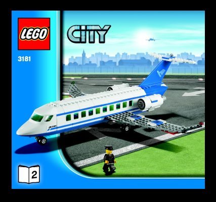 Notice / Instructions de Montage - LEGO - 3181 - Passenger Plane: Page 1