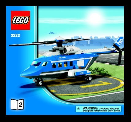 Notice / Instructions de Montage - LEGO - 3222 - Helicopter and Limousine: Page 1