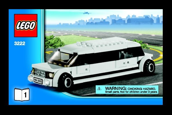 Notice / Instructions de Montage - LEGO - 3222 - Helicopter and Limousine: Page 1