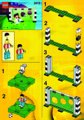 Notice / Instructions de Montage - LEGO - 3412 - POINT SHOOTING: Page 1