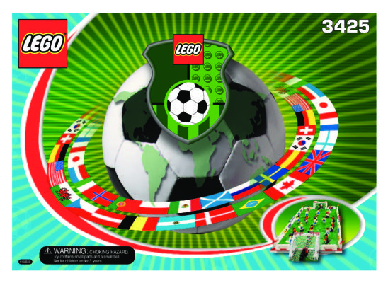 Notice / Instructions de Montage - LEGO - 3425 - U.S. National Team – Cup Edition: Page 1