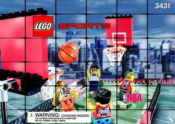 Notice / Instructions de Montage - LEGO - 3431 - Streetball 2 vs. 2: Page 1