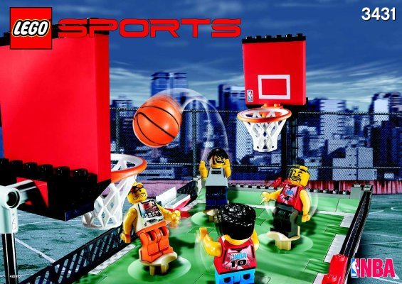 Notice / Instructions de Montage - LEGO - 3431 - Streetball 2 vs. 2: Page 1