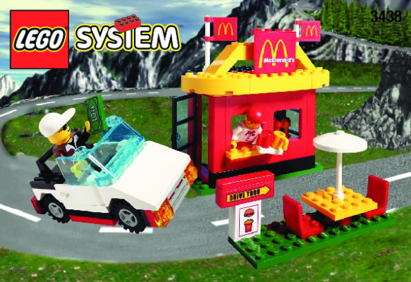 Notice / Instructions de Montage - LEGO - 3438 - MC DONALD'S RESTAURANT: Page 1