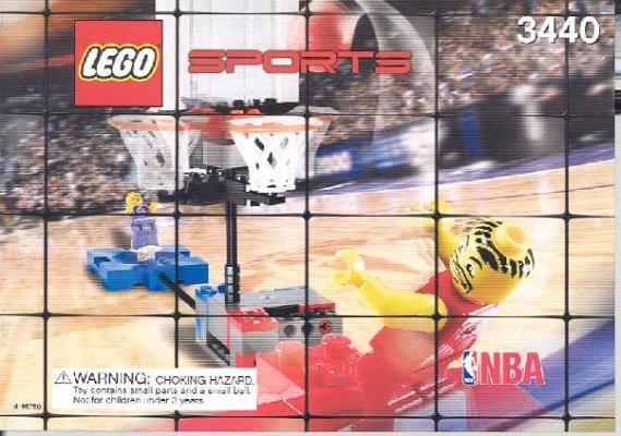 Notice / Instructions de Montage - LEGO - 3440 - GAME SET WITH BALL: Page 1