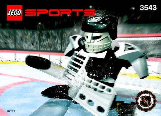 Notice / Instructions de Montage - LEGO - 3543 - Slammer Goalie: Page 1