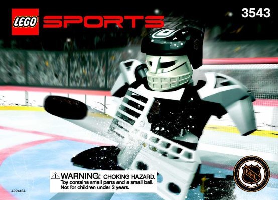 Notice / Instructions de Montage - LEGO - 3543 - Slammer Goalie: Page 1