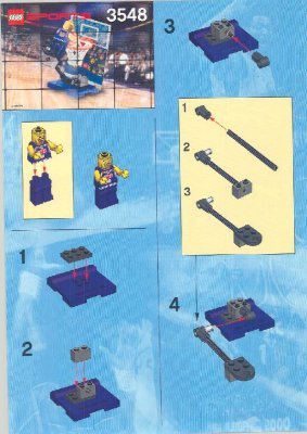 Notice / Instructions de Montage - LEGO - 3548 - Slam Dunk Trainer: Page 1