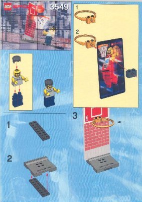 Notice / Instructions de Montage - LEGO - 3549 - Practice Shooting: Page 1