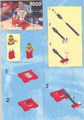 Notice / Instructions de Montage - LEGO - 3550 - Jump & Shoot: Page 1