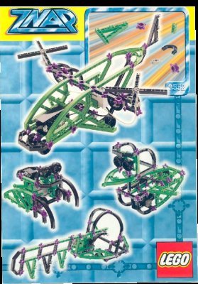 Notice / Instructions de Montage - LEGO - 3552 - GREEN HELICOPTER W. MOTOR: Page 1