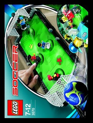 Notice / Instructions de Montage - LEGO - 3570 - Street Soccer: Page 1