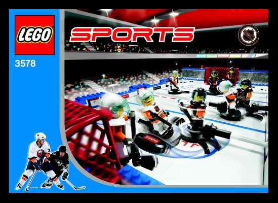 Notice / Instructions de Montage - LEGO - 3578 - NHL Championship Challenge: Page 1