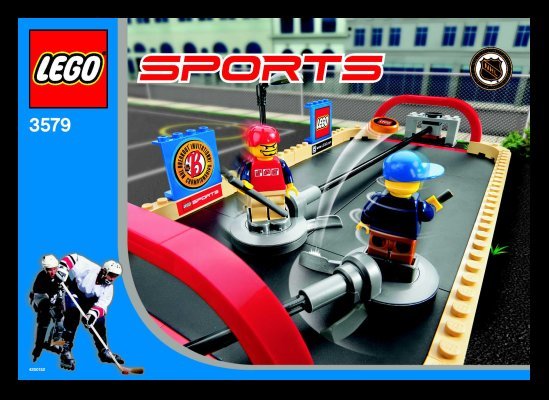 Notice / Instructions de Montage - LEGO - 3579 - NHL Street Hockey: Page 1