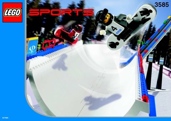 Notice / Instructions de Montage - LEGO - 3585 - Snowboard Super Pipe: Page 1