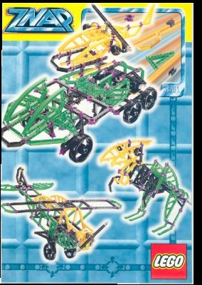 Notice / Instructions de Montage - LEGO - 3591 - GREEN HELOCOPTER TRANSP.W.MOTO: Page 1