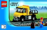 Notice / Instructions de Montage - LEGO - 3677 - Red Cargo Train: Page 1