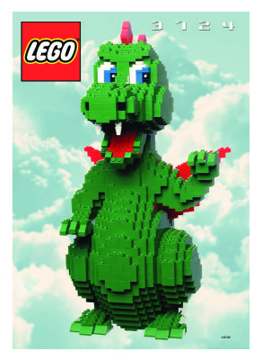 Notice / Instructions de Montage - LEGO - 3724 - LEGO DRAGON: Page 1