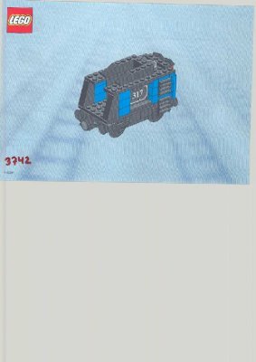 Notice / Instructions de Montage - LEGO - 3742 - TENDER BASIS: Page 1