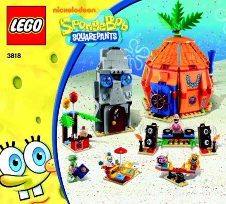 Notice / Instructions de Montage - LEGO - 3818 - Bikini Bottom Undersea Party: Page 1