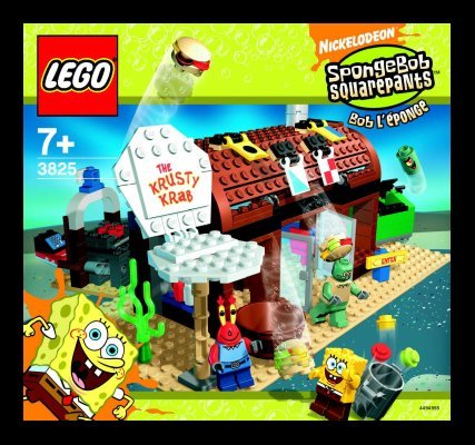 Notice / Instructions de Montage - LEGO - 3825 - Krusty Krab: Page 1