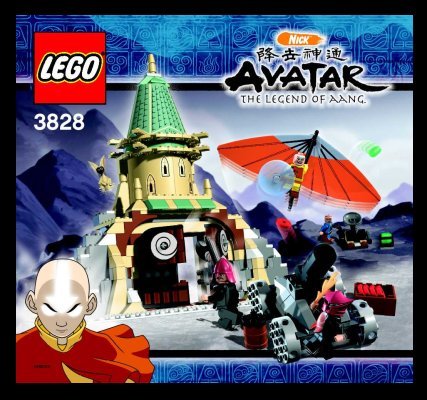 Notice / Instructions de Montage - LEGO - 3828 - Air Temple: Page 1