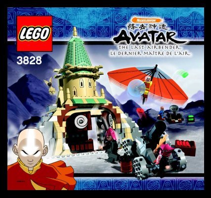 Notice / Instructions de Montage - LEGO - 3828 - Air Temple: Page 1