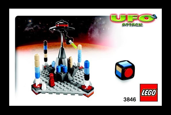 Notice / Instructions de Montage - LEGO - 3846 - UFO Attack: Page 1