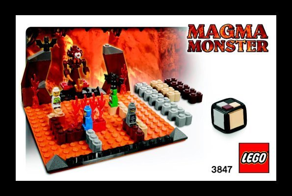 Notice / Instructions de Montage - LEGO - 3847 - Magma Monster: Page 1