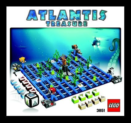 Notice / Instructions de Montage - LEGO - 3851 - Atlantis Treasure: Page 1