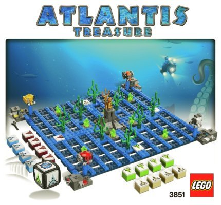 Notice / Instructions de Montage - LEGO - 3851 - Atlantis Treasure: Page 1