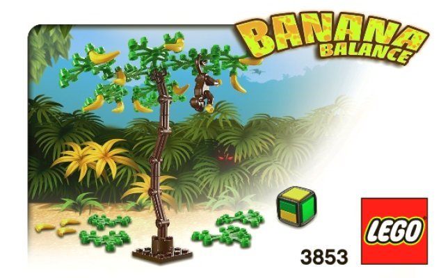 Notice / Instructions de Montage - LEGO - 3853 - Banana Balance: Page 1