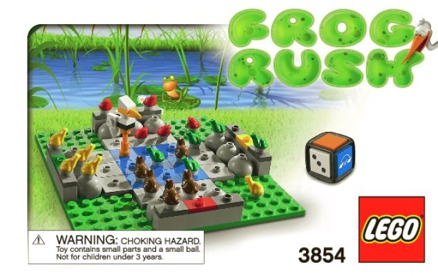 Notice / Instructions de Montage - LEGO - 3854 - Frog Rush: Page 1