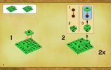 Notice / Instructions de Montage - LEGO - 3858 - Heroica Waldurk Forest: Page 4