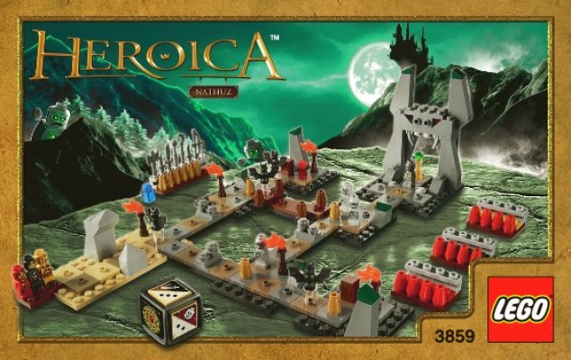 Notice / Instructions de Montage - LEGO - 3859 - Heroica Caverns of Nathuz: Page 1