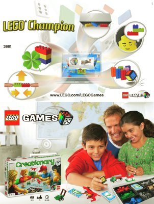 Notice / Instructions de Montage - LEGO - 3861 - LEGO® Champion: Page 1