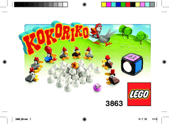 Notice / Instructions de Montage - LEGO - 3863 - Kokoriko: Page 1