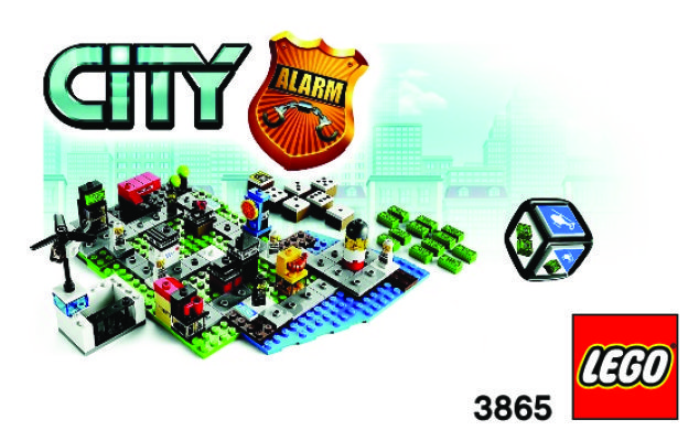 Notice / Instructions de Montage - LEGO - City - 3865 - LEGO® City Alarm: Page 1