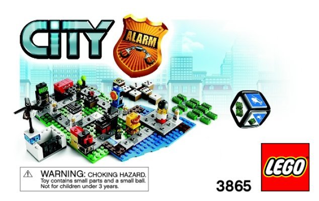 Notice / Instructions de Montage - LEGO - City - 3865 - LEGO® City Alarm: Page 1