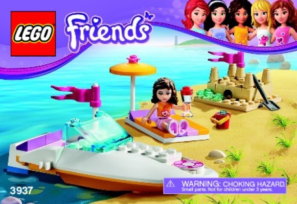 Notice / Instructions de Montage - LEGO - 3937 - Olivia's Speedboat: Page 1