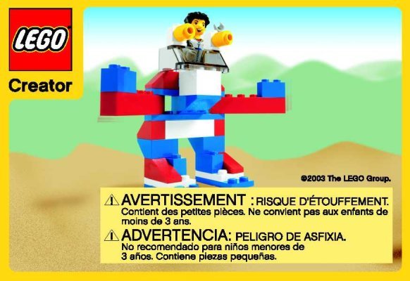 Notice / Instructions de Montage - LEGO - 4023 - Fun and Adventure: Page 1