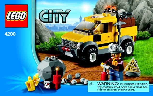 Notice / Instructions de Montage - LEGO - 4200 - Mining 4x4: Page 1