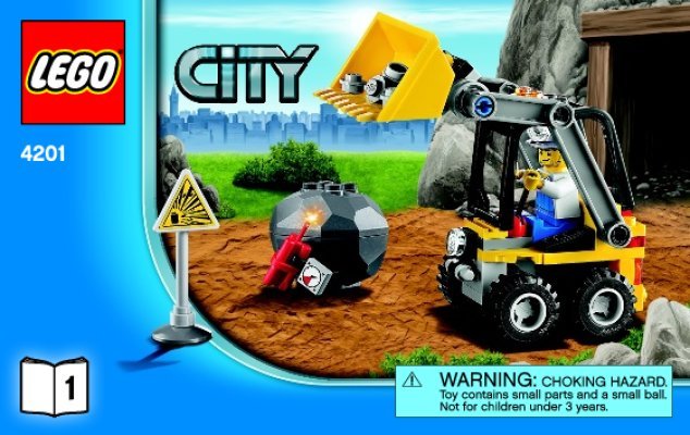 Notice / Instructions de Montage - LEGO - City - 4201 - Le camion-benne: Page 1