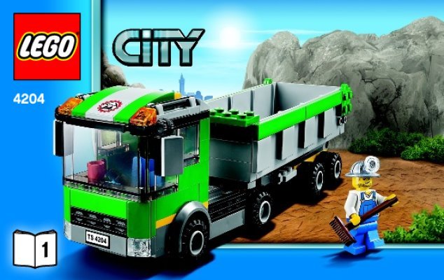 Notice / Instructions de Montage - LEGO - City - 4204 - La mine: Page 1