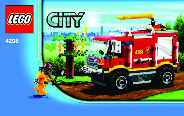 Notice / Instructions de Montage - LEGO - 4208 - 4x4 Fire Truck: Page 1