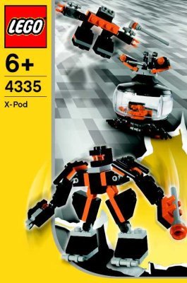 Notice / Instructions de Montage - LEGO - 4335 - Black Robots Pod: Page 1