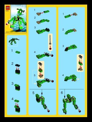 Notice / Instructions de Montage - LEGO - 4346 - Robots: Page 1