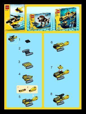 Notice / Instructions de Montage - LEGO - 4348 - Planes: Page 1