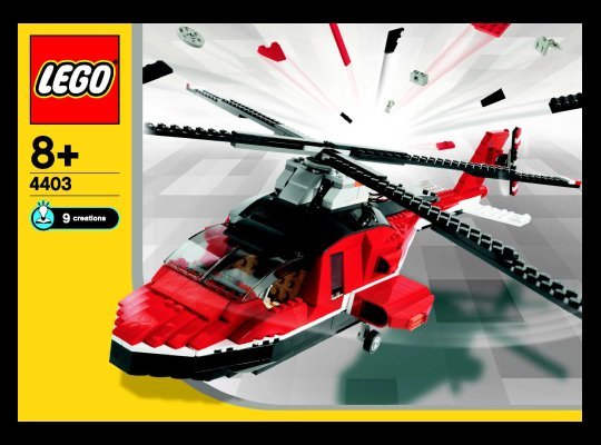 Notice / Instructions de Montage - LEGO - 4403 - Air Blazers: Page 1