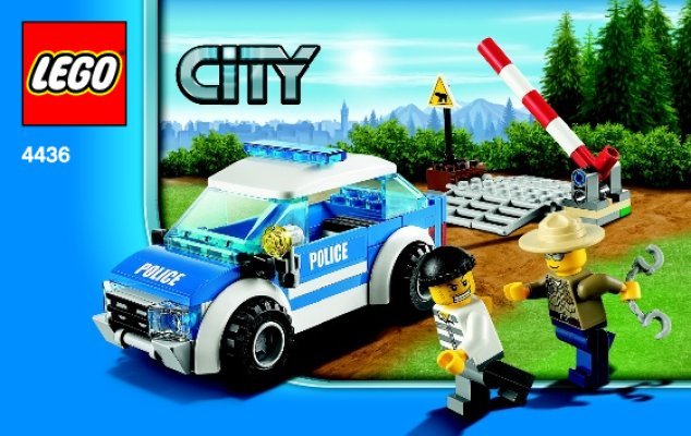 Notice / Instructions de Montage - LEGO - 4436 - Patrol Car: Page 1